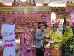 Hari Bhayangkara ke-78, Kapolda Lampung Irjen Pol Helmy Santika Anjang Sana ke Lamban Gedung Kuning