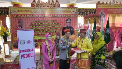 Hari Bhayangkara ke-78, Kapolda Lampung Irjen Pol Helmy Santika Anjang Sana ke Lamban Gedung Kuning