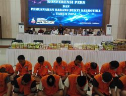 4 Jaringan Besar Narkoba Diungkap Polda Lampung