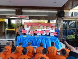 2 Pekan Ops Antik 2024, Polresta Bandar Lampung Ungkap 48 Kasus Narkoba, Tangkap 71 Tersangka