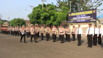 Polres Metro Gelar Pasukan Ops Patuh Krakatau 2024 Selama 14 Hari