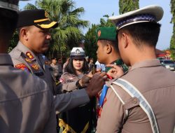 Polres Tanggamus Melaksanakan Apel Dalam Rangka Menjelang Operasi Patuh Krakatau 2024
