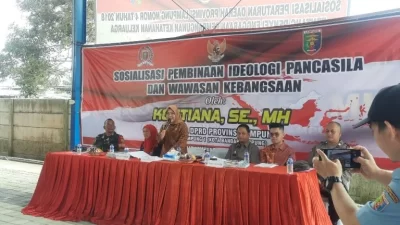 Anggota DPRD Lampung Ajak Warga Rawat Nilai Pancasila