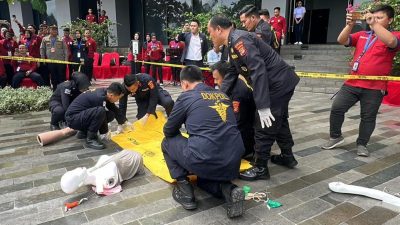 Biddokkes Polda Lampung Gelar Pelatihan DVI untuk Penguatan Kemampuan Identifikasi Korban Bencana