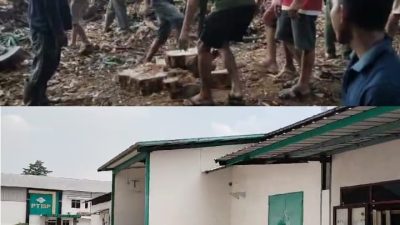 Aliran ke Pemukiman Puluhan Tahun, Warga Desa Sukanegara Lakukan Aksi Penutupan Saluran Limbah PT. ISP