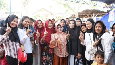 Kampanye Di Wayhalim, Reihana Singgung Beras Bantuan Dibranding Seolah Bantuan Pribadi