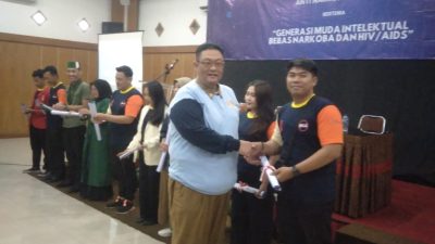 Disporapar Kota Metro Gelar Kegiatan Kader Pemuda Anti Narkoba dan Hiv/Aids