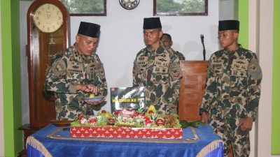 HUT ke-79 Korps Marinir, Brigif 4 Mar/BS Gelar Doa Bersama Serentak