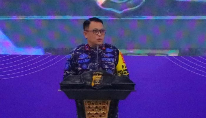 Bacakan Amanat Kapolri, Kapolda Lampung Pimpin Syukuran HUT ke-74 Polairud