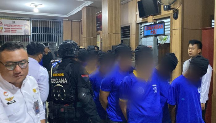 Polda Lampung Amankan Pemindahan 21 Narapidana Narkotika dari Lapas Way Hui ke Lapas Nusakambangan