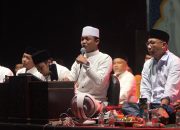 Ribuan Warga Tubaba Gelar Sholawat dan Tasyakuran Terpilihnya Mirza-Jihan