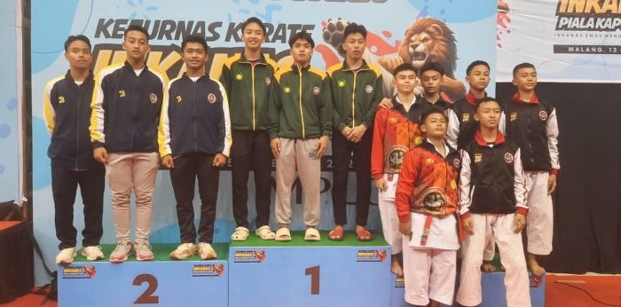 Tim Inkanas Lampung Gondol Delapan Mendali Perak dan Perunggu di Kejurnas Kapolri Cup 2024