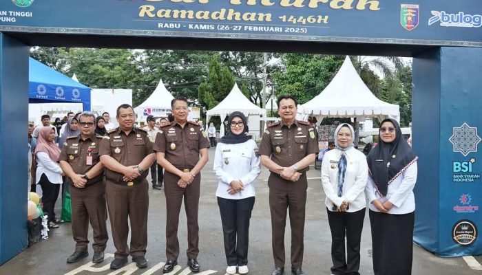 Wagub Jihan Nurlela Dukung Pelaksanaan Bazar Pasar Murah Ramadhan Kejaksaan Tinggi Lampung