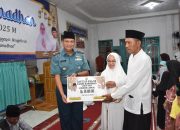 Hadiri Safari Ramadhan Provinsi Lampung di Kabupaten Mesuji, Danlanal Lampung Bacakan Amanat Gubernur Lampung