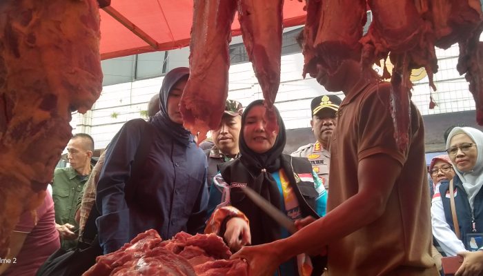 Walikota Bandar Lampung Bersama TPID Sidak Sejumlah Pasar