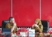 Bunda Eva Terima Audensi Bupati Pesawaran Dendi Ramadhona di Ruang Rapat Walikota Bandar Lampung
