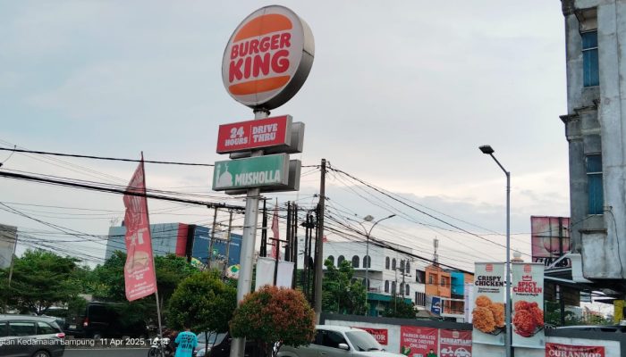 Makanan Cepat Saji Burger King Antasari Bandar Lampung Diduga Tunggak Pajak Parkir Selama 2 Tahun