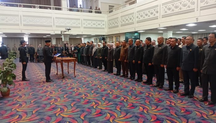 Gubernur Mirza Lantik 59 Pejabat di Lingkungan Pemprov Lampung