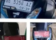 Diduga Hindari Pertamax Motor Dinas Lurah Tanjung Karang Ganti Nopol Pribadi