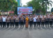 Polresta dan Pemkot Bandar Lampung Melepas Satgas Angkatan I Rentina