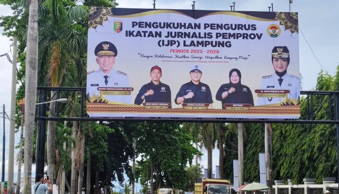 Gubernur Lampung Rahmat Mirzani Djausal akan Kukuhkan Pengurus IJP