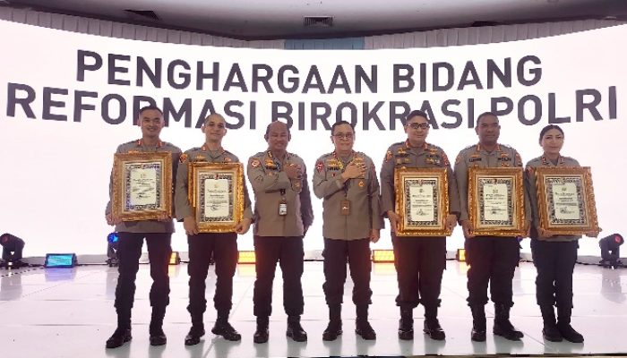 Pacu Semangat Integritas, Lima Polres di Lampung Raih Penghargaan Kapolri