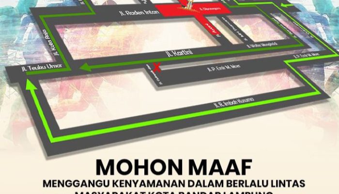 Bhayangkara Run 2025 Digelar, Berikut Jalan yang Dialihkan Polresta Bandar Lampung