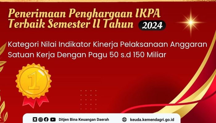 Ditjen Bina Keuda Raih Penghargaan Pengelolaan Keuangan dan Anggaran