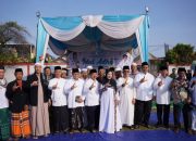 Khidmat, Walikota Eva Dwiana bersama Forkopimda Sholat Idul Adha di Kecamatan Sukarame