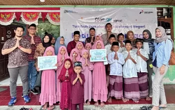 Pertamina Patra Niaga Sumbagsel Santuni Anak Yatim di Dua Panti Asuhan Bandar Lampung