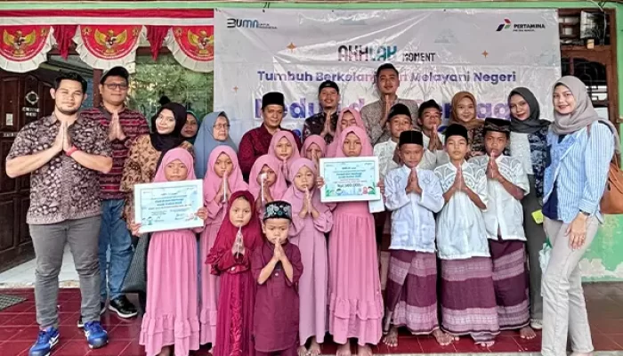 Pertamina Patra Niaga Sumbagsel Santuni Anak Yatim di Dua Panti Asuhan Bandar Lampung