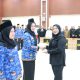 Sebanyak 266 PKKK Di Lantik dan DiAmbil Sumpah Jabatan Di Aula Gedung Semergou Oleh Walikota Bandar Lampung Bunda Eva Dwiana