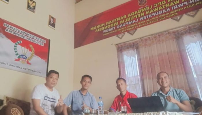 PWRI Lampung Timur Persiapan Jelang Turnamen Sepakbola Usia Dini