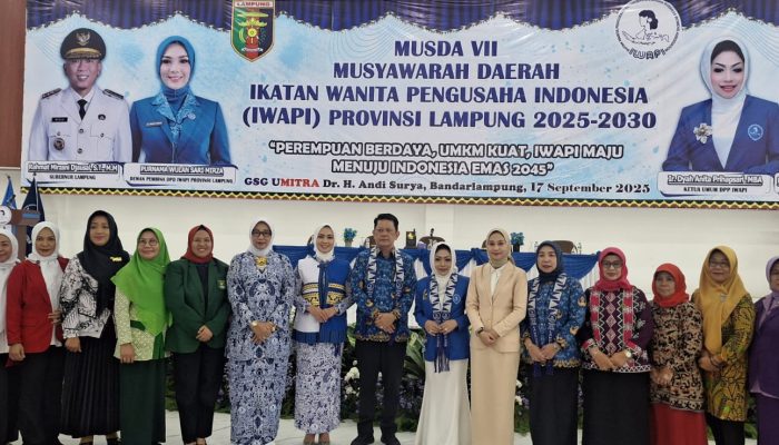 Hadiri Musda IWAPI, Nurhasanah Dorong Perempuan Jadi Pilar Pembangunan Daerah