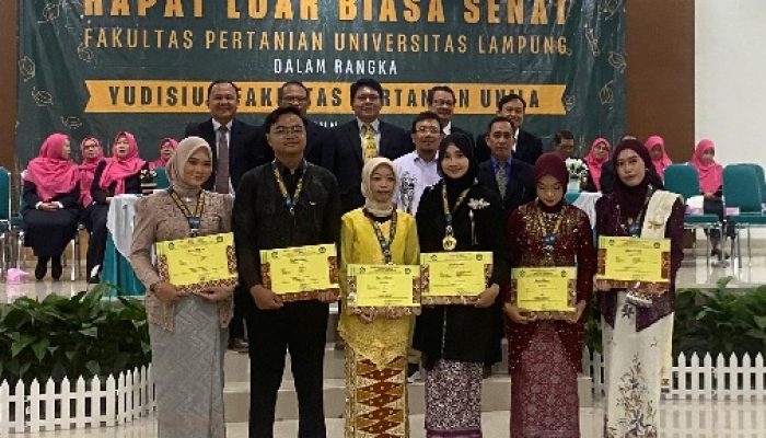 149 Mahasiswa Fakultas Pertanian Unila Prosesi Yudisium Periode 2025