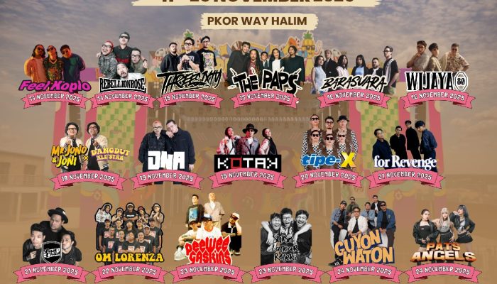 Lampung Fest 2025 Hadirkan Lampungphoria, Pesta Musik Lintas Genre