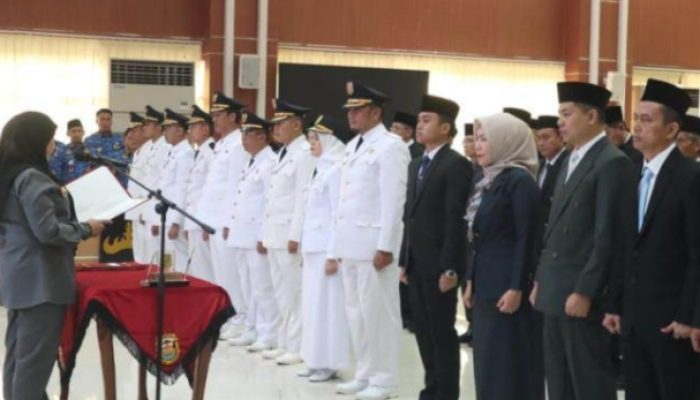 Walikota Bandar Lampung Lantik 51 Penjabat Baru di Aula Gedung Semergow