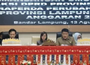 Rapat Paripurna DPRD Lampung, 8 Fraksi Sampaikan Pandangan Soal Raperda Perubahan APBD 2025