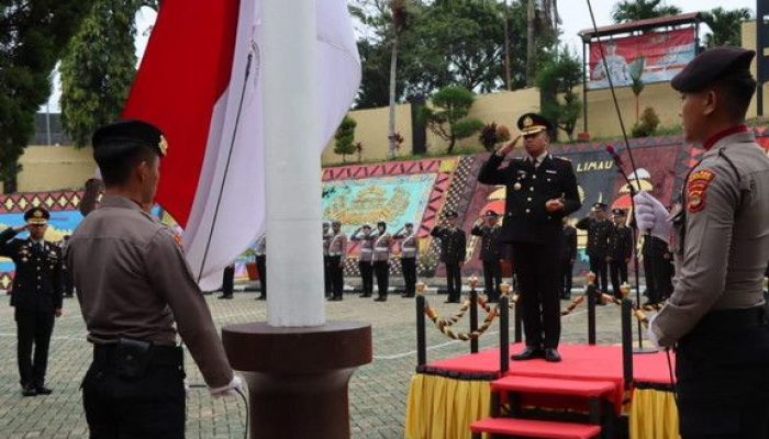 Polres Tanggamus Gelar Upacara Peringati Hari Sumpah Pemuda ke-97