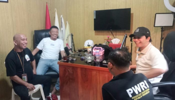 Ketua Komisi I DPRD Lampung Utara Kunjungi Sekretariat DPC PWRI