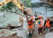 Perbaikan Jalan Longsor Simpang Umbar-Putih Doh Ditargetkan Rampung Sebulan Lagi
