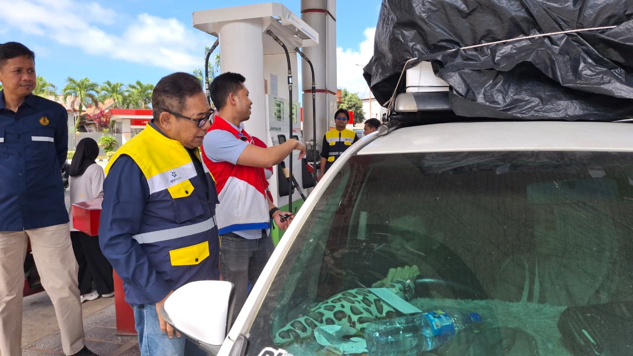 Sekretaris BPH Migas Pastikan Stok dan Kualitas BBM Aman di SPBU Bakauheni