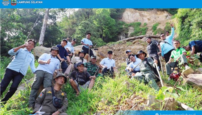 Longsor Gunung Rajabasa: Bupati Egi Naik 3 Km, Tanam Pohon Cegah Bencana Susulan