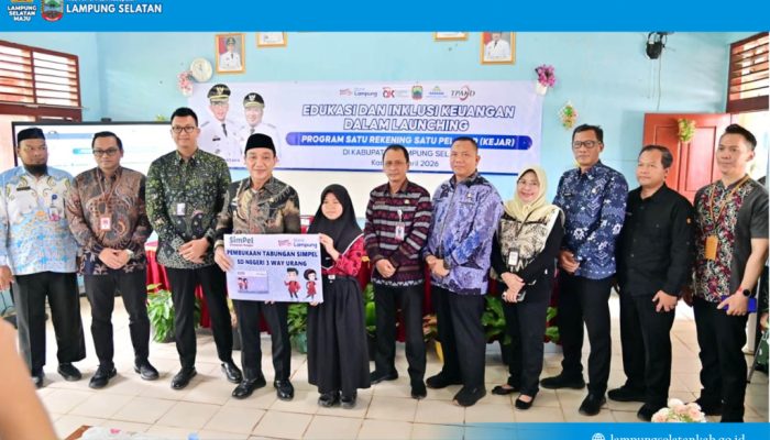 Keren! 150 Siswa SDN 3 Way Urang Kini Punya Rekening Sendiri, Wabup Syaiful: Latih Finansial Sejak Dini