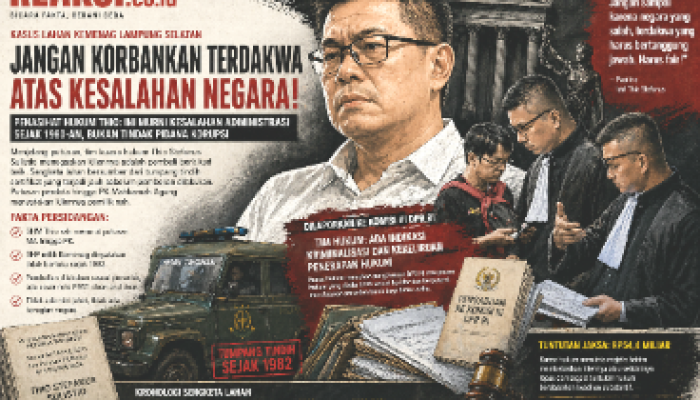 Menang Perdata Hingga PK tapi Dipidana, Kasus Lahan Kemenag Lamsel Mengarah ke Kekeliruan Sistemik