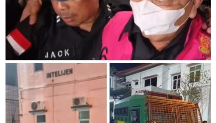Mobil Barakuda dan Mobil PM Antar Mantan Gubernur Lampung ke Rutan Way Hui
