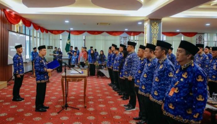 Ketua Dewan Pengurus Korpri Marindo Kurniawan Kukuhkan Dewan Pengurus Korpri PAW Kabupaten Way Kanan Masa Bakti 2023-2028, Tekankan Soliditas dan Peran Kemanusiaan