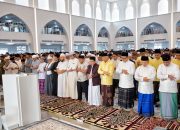 Idulfitri 1447 H di Lampung Berlangsung Aman dan Khidmat, Gubernur Tekankan Semangat Kebersamaan