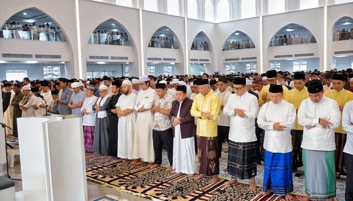 Idulfitri 1447 H di Lampung Berlangsung Aman dan Khidmat, Gubernur Tekankan Semangat Kebersamaan