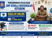 Pengumuman Kelulusan SMP Kemala Bhayangkari Kotabumi Digelar Online, Ini Pesan Kepala Sekolah